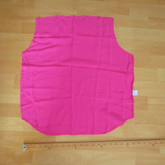 Vintage Pink Silk Sewing Fabric Material Suitable for Tops Blouses Lingerie - Picture 4 of 5